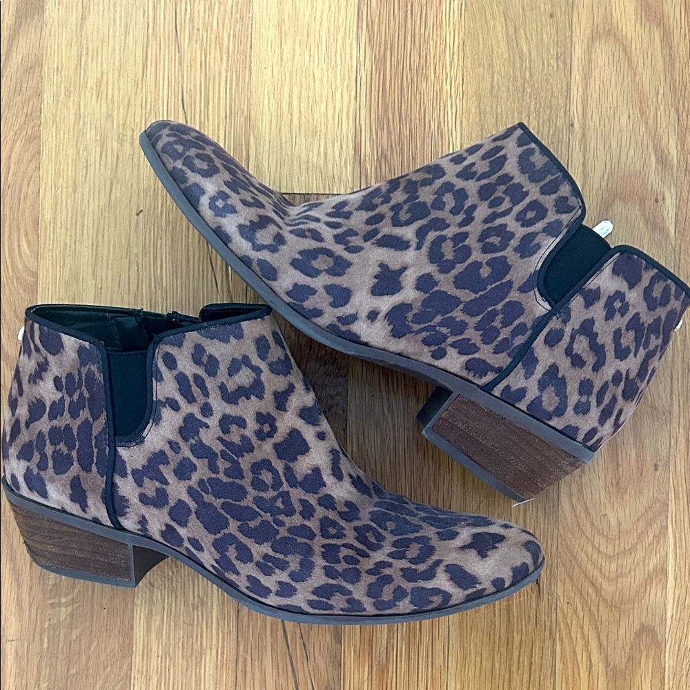 Circus by Sam Edelman Animal Print Ankle Booties